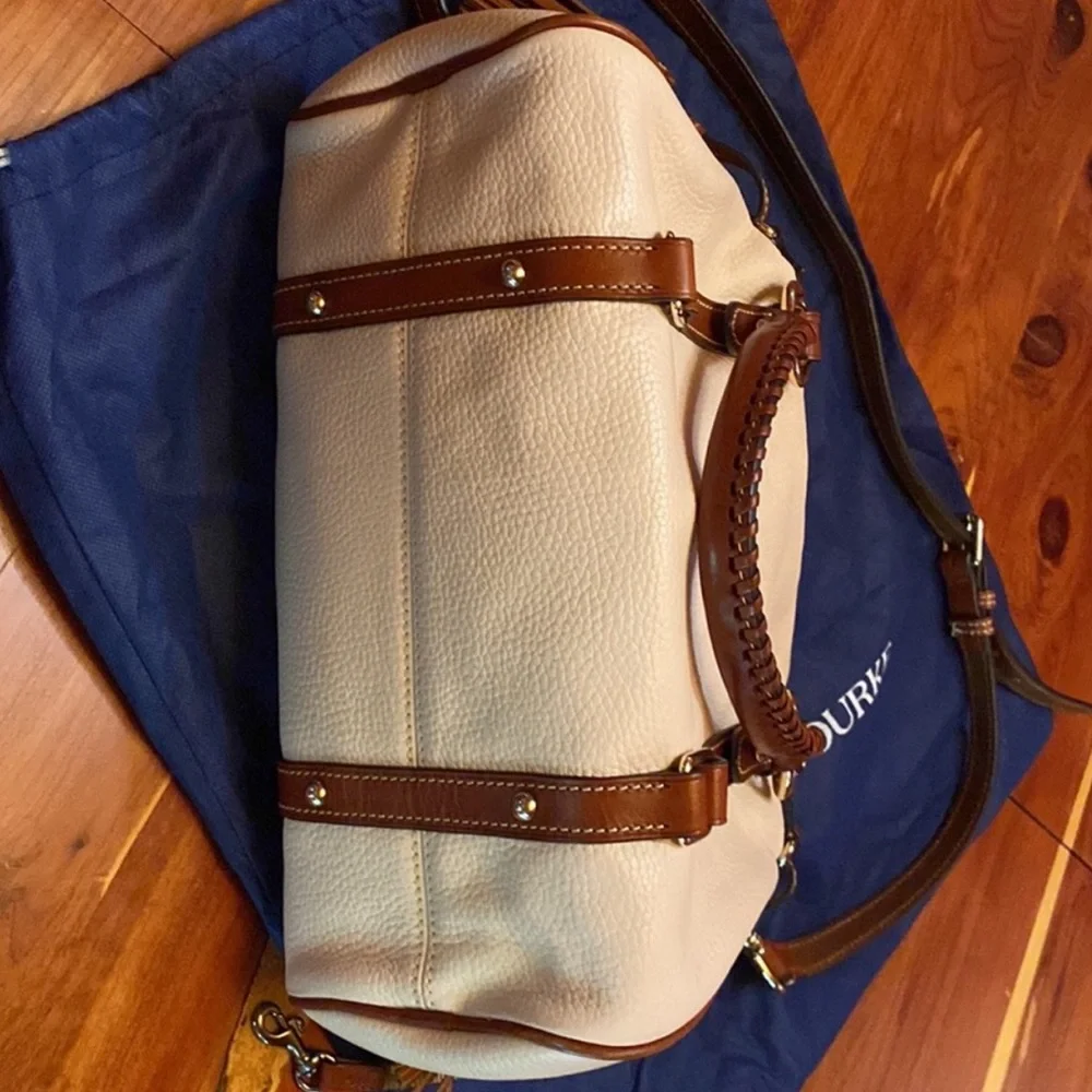 RARE Dooney & Bourke pebble satchel EUC like new in color BLUSH HTF - Picture 13 of 16